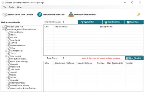 Technocom Email Extractor Outlook