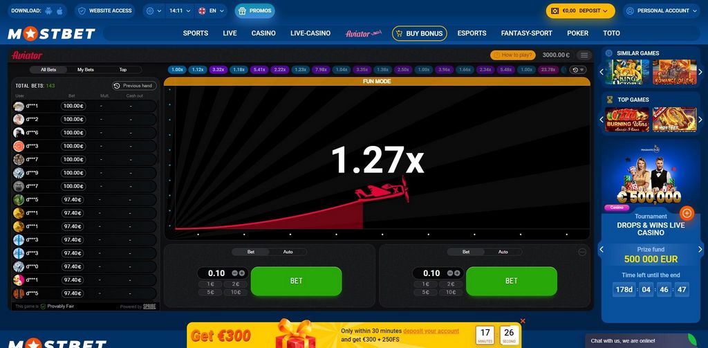 Jaké funkce Mostbet poskytuje?