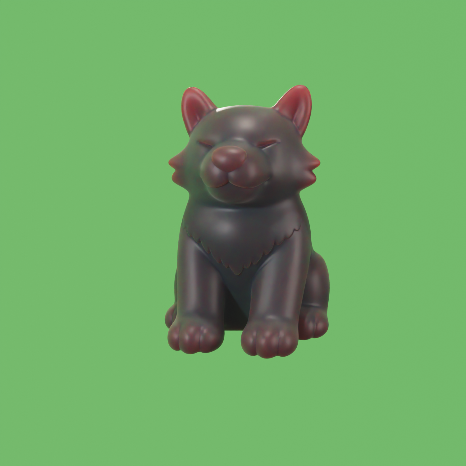 Hombre Lobo Chibi / Chibi Werewolf (STL) - Imagen 3