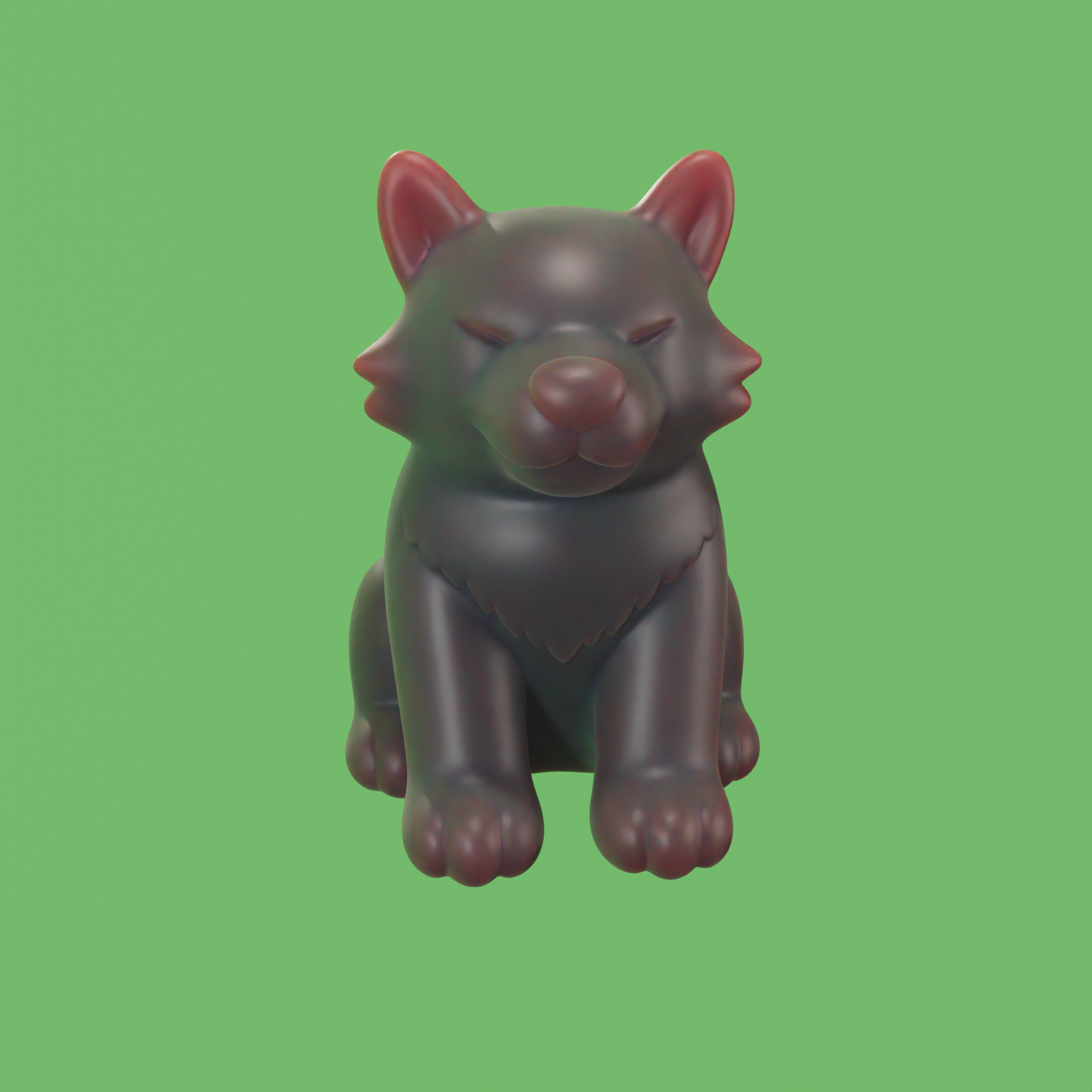 Hombre Lobo Chibi / Chibi Werewolf (STL) - Imagen 2